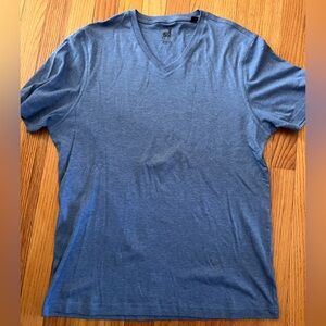 RAFFI The Noah Men's Blue V-Neck Performance T-Shirt Size Medium